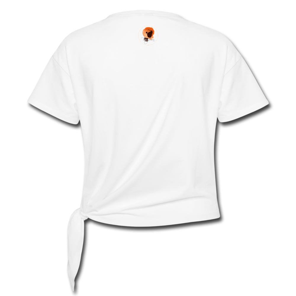 Women's Knotted T-Shirt - white