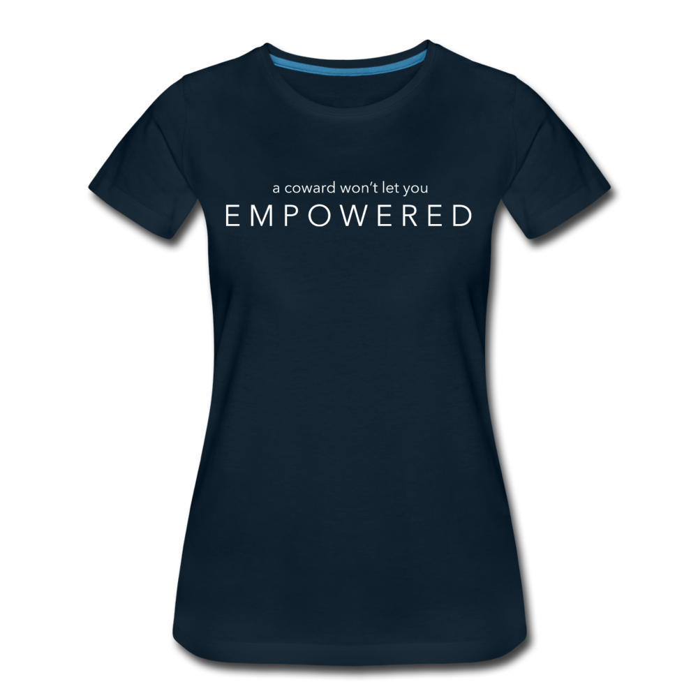 Empowered Women’s Premium T-Shirt - deep navy